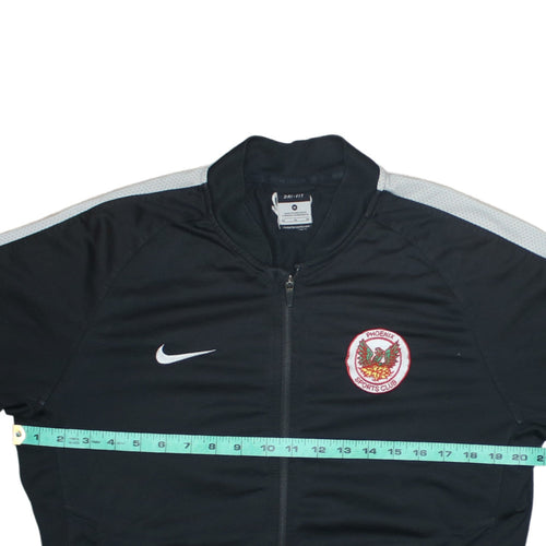 Nike Men's Black Full Zip Dri-Fit Sports Sweatshirt M