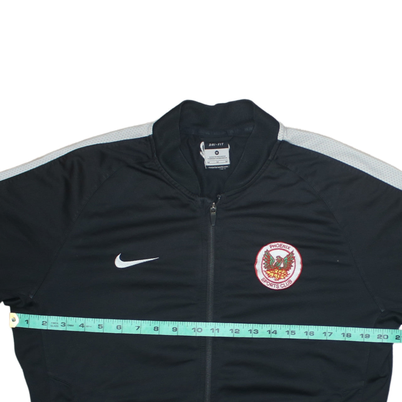 Nike Men's Black Full Zip Dri-Fit Sports Sweatshirt M