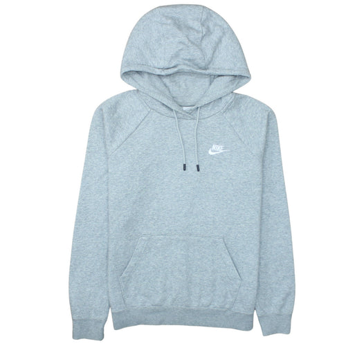 Nike Men's Grey Pullover Hoodie S Regular Fit Fleece Sportswear