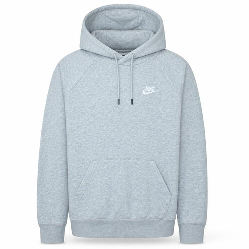 Nike Men's Grey Pullover Hoodie S Regular Fit Fleece Sportswear