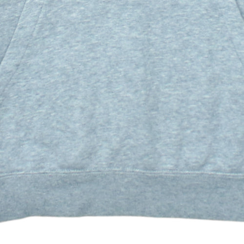 Nike Men's Grey Pullover Hoodie S Regular Fit Fleece Sportswear