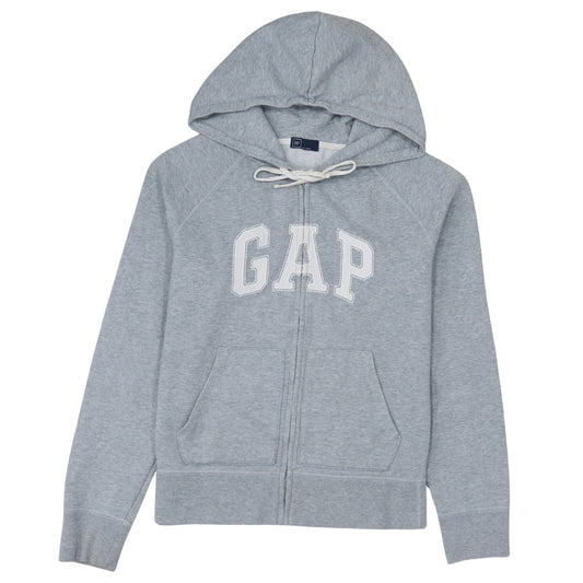 GAP Women’s Grey Full Zip Hoodie Size L Cotton Blend Casual
