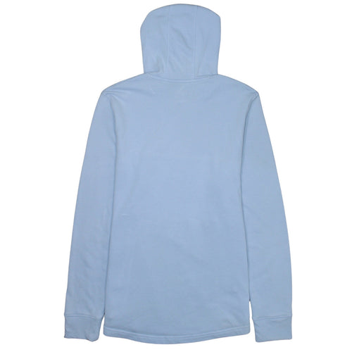 Under Armour Women Blue Pullover Hoodie Medium Loose Fit Logo Sweatshirt