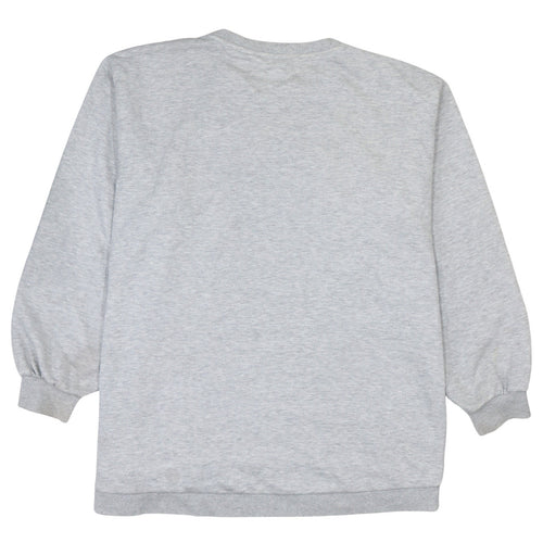 NBA Los Angeles Lakers Womens Grey Crew Neck Pullover Sweatshirt L