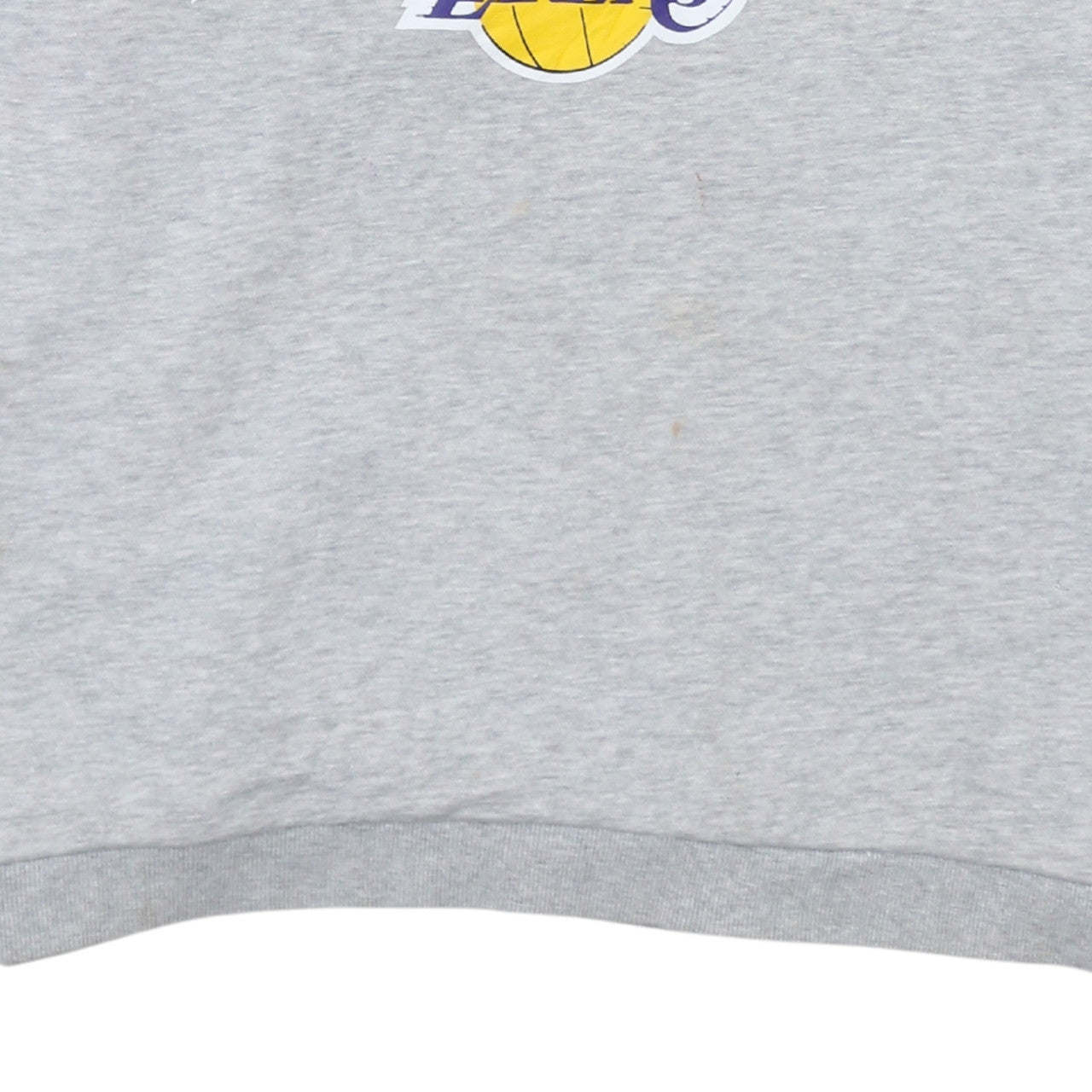 NBA Los Angeles Lakers Womens Grey Crew Neck Pullover Sweatshirt L