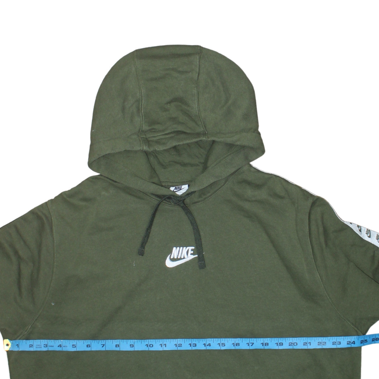 Nike Women’s Green XL Pullover Hoodie with Logo Trim