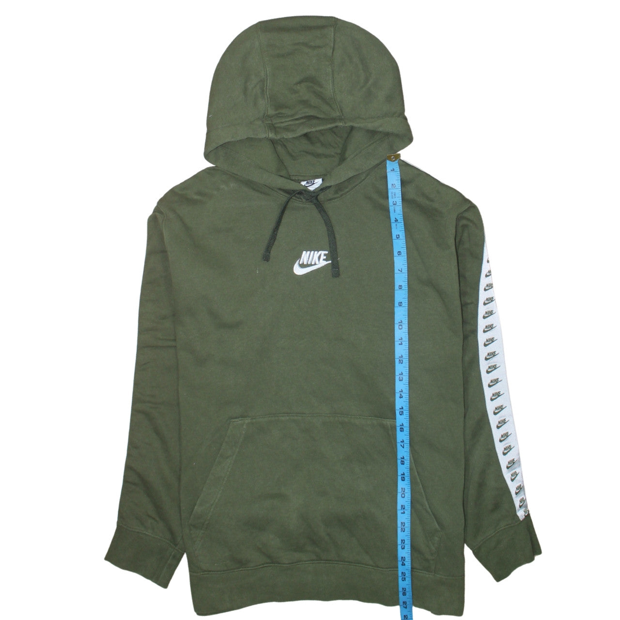 Nike Women’s Green XL Pullover Hoodie with Logo Trim