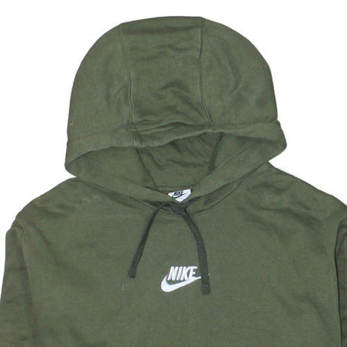Nike Women’s Green XL Pullover Hoodie with Logo Trim