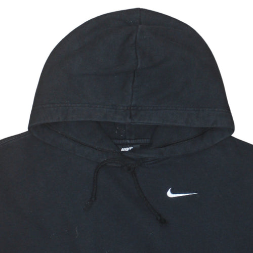 Nike Women's Black Small Pullover Hoodie Cotton Blend Lined