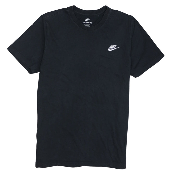 Nike Men's Black Crew Neck Short Sleeve Classic Cotton T-Shirt Size M