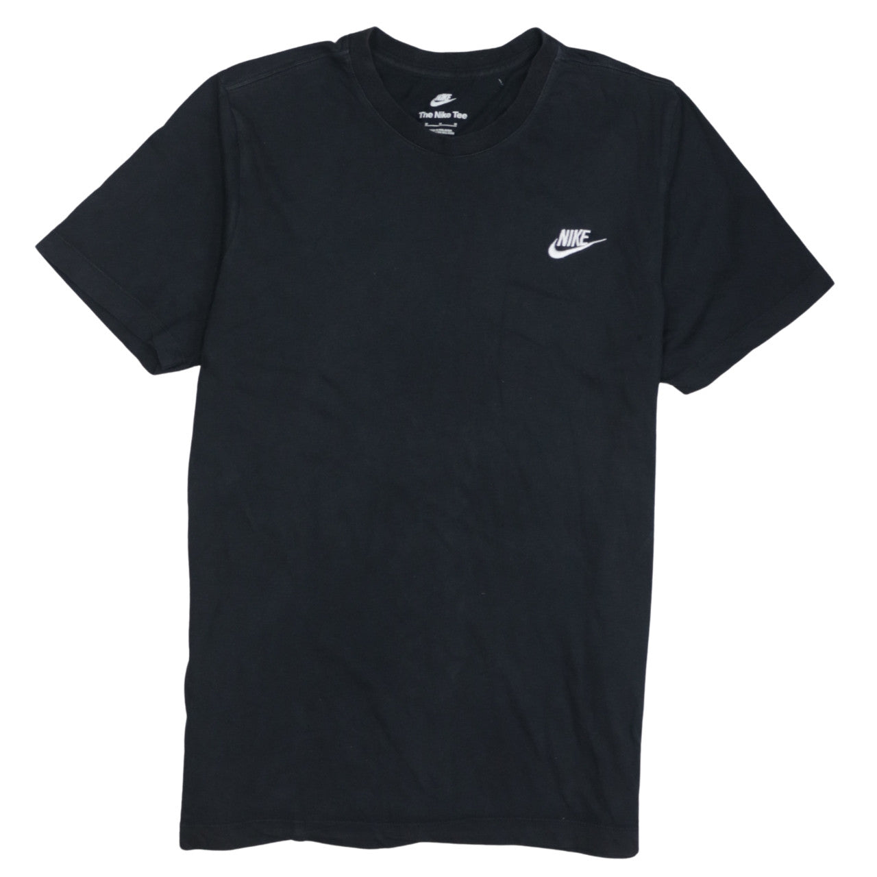 Nike Men's Black Crew Neck Short Sleeve Classic Cotton T-Shirt Size M