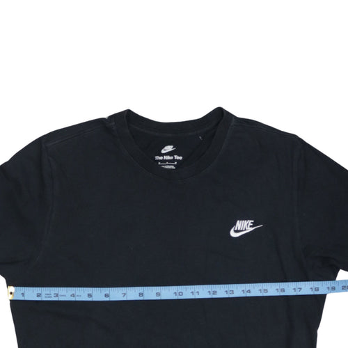 Nike Men's Black Crew Neck Short Sleeve Classic Cotton T-Shirt Size M