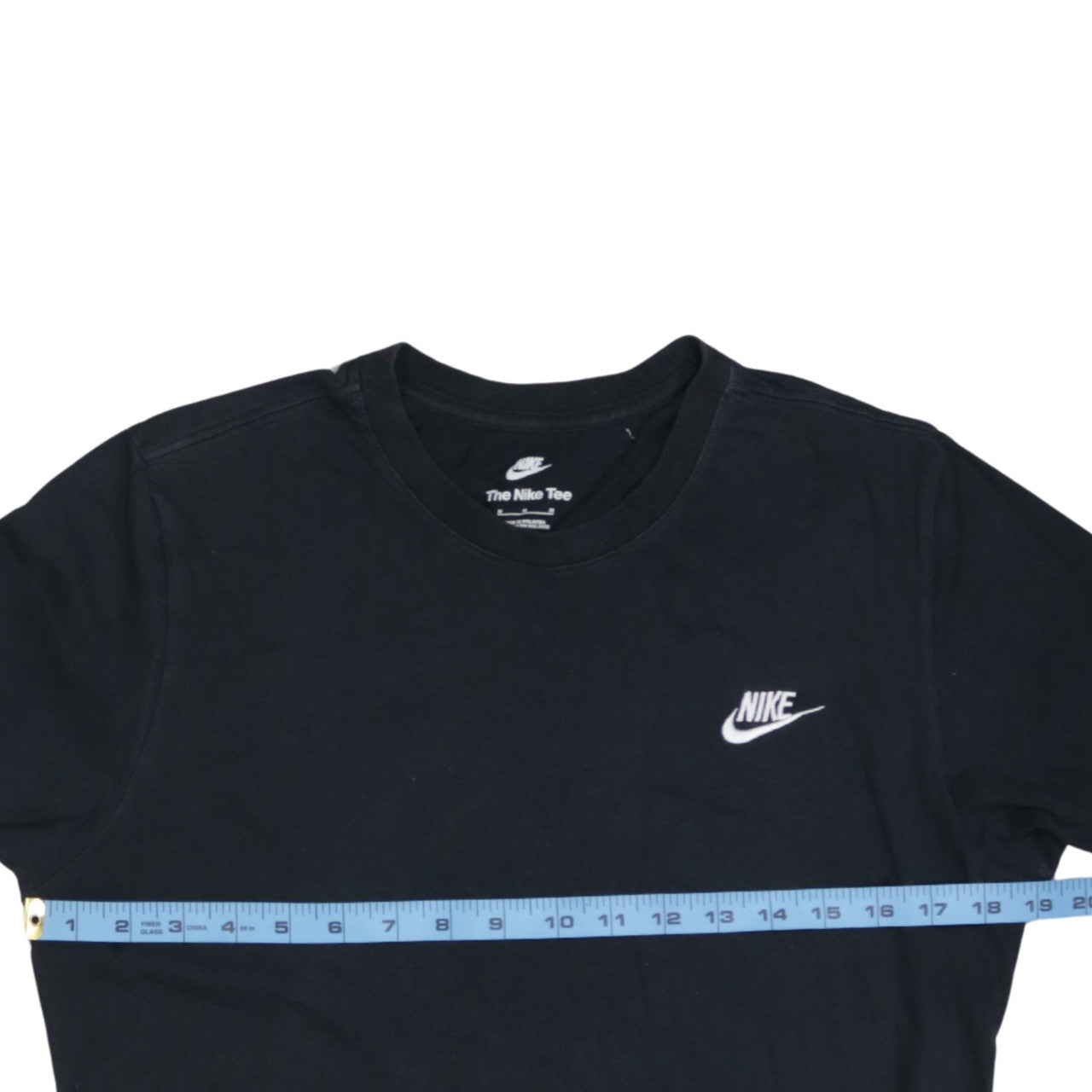 Nike Men's Black Crew Neck Short Sleeve Classic Cotton T-Shirt Size M