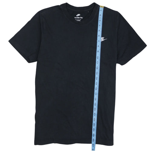 Nike Men's Black Crew Neck Short Sleeve Classic Cotton T-Shirt Size M