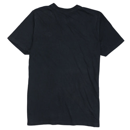 Nike Men's Black Crew Neck Short Sleeve Classic Cotton T-Shirt Size M