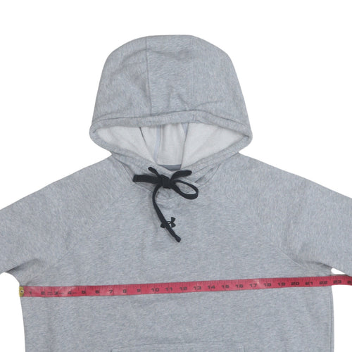 Under Armour Men's Grey Pullover Hoodie Size L Relaxed Fit Fleece
