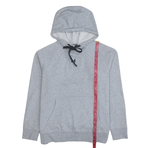Under Armour Men's Grey Pullover Hoodie Size L Relaxed Fit Fleece
