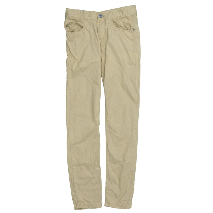 Hugo Boss Boys Beige Slim Fit Cotton Chino Trousers 14 Years