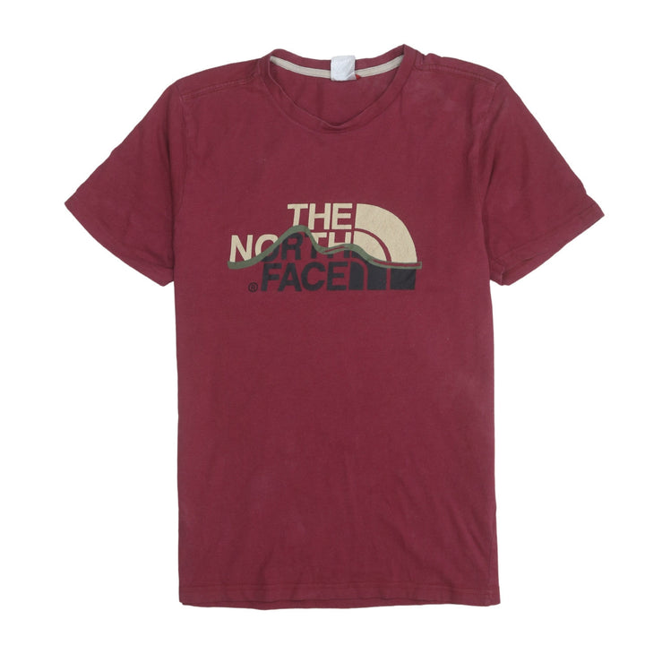 The North Face Men’s Red Crew Neck Graphic T-Shirt Size L
