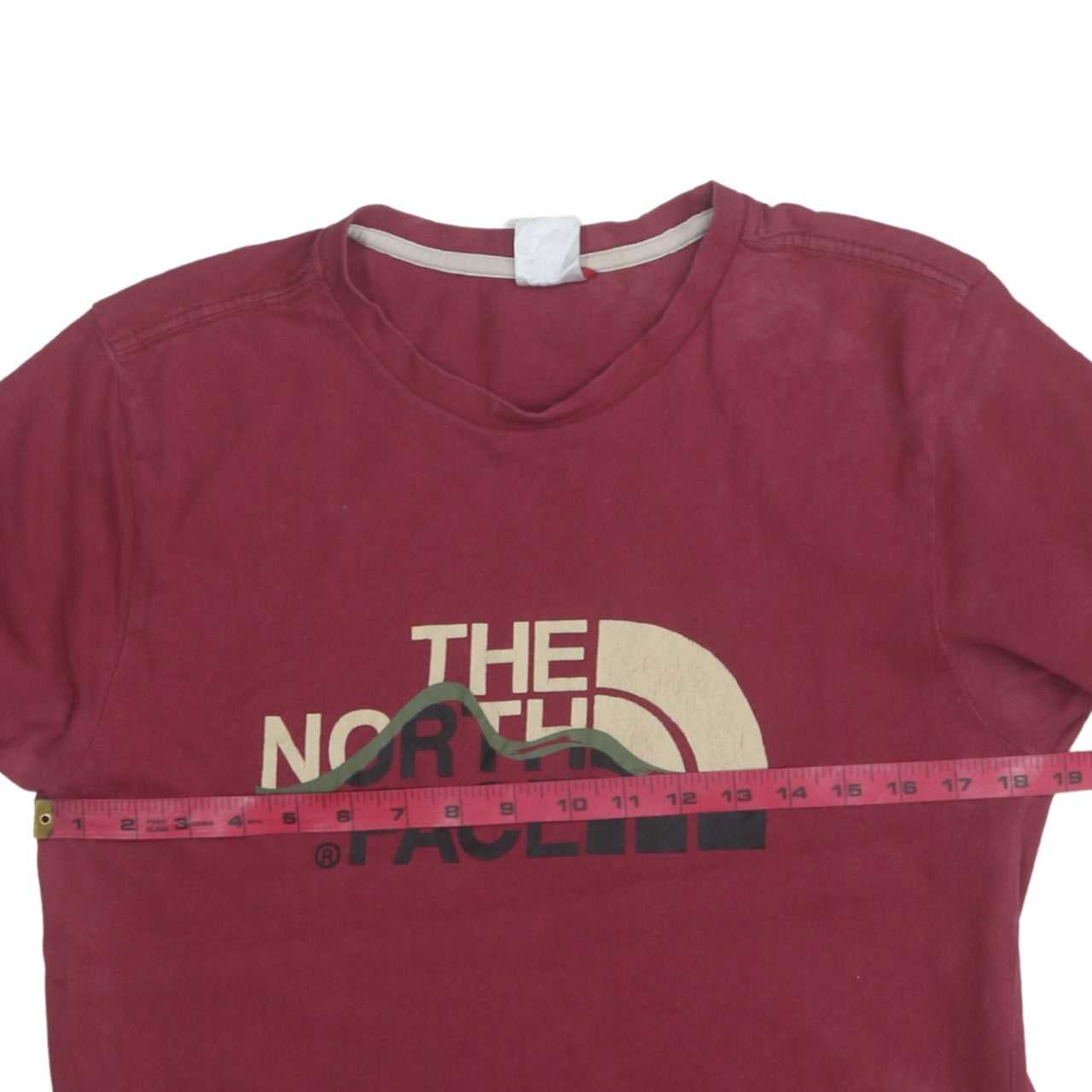 The North Face Men’s Red Crew Neck Graphic T-Shirt Size L