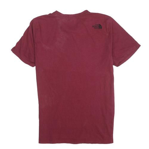 The North Face Men’s Red Crew Neck Graphic T-Shirt Size L