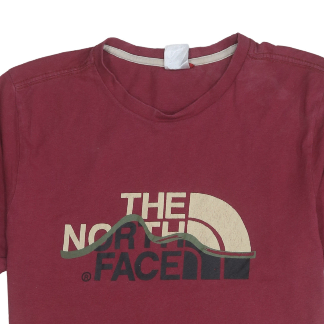 The North Face Men’s Red Crew Neck Graphic T-Shirt Size L