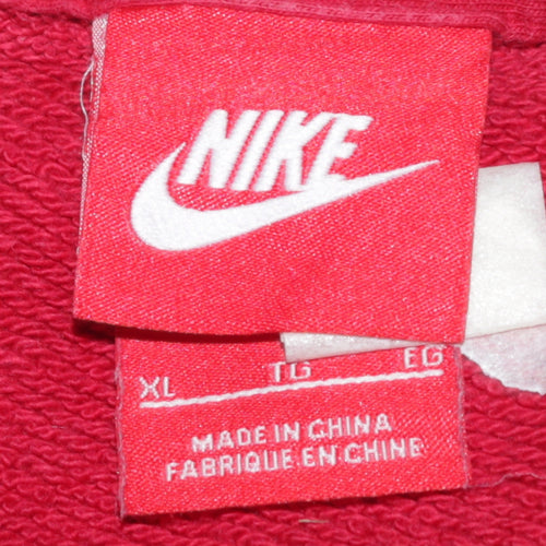 Nike Men's Red XL Pullover Crew Neck Track & Field Sweatshirt