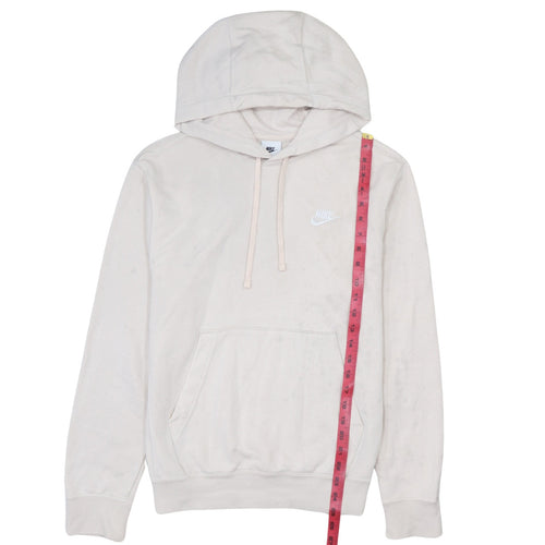 Nike Womens Beige Pullover Hoodie XS Cotton Blend Casual