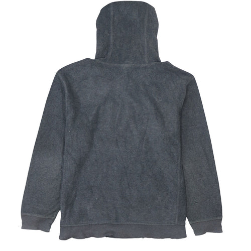 GAP Mens Grey Pullover Hoodie Medium Fleece Logo Sweatshirt