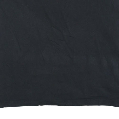 Levi's Women's Black Cotton Logo T-Shirt Medium
