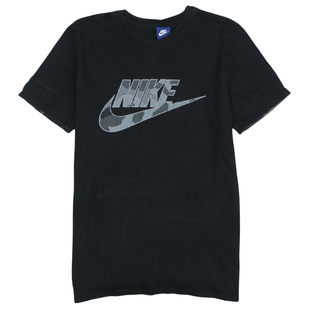 Nike Men's Black Graphic Logo Short Sleeve Cotton T-Shirt M