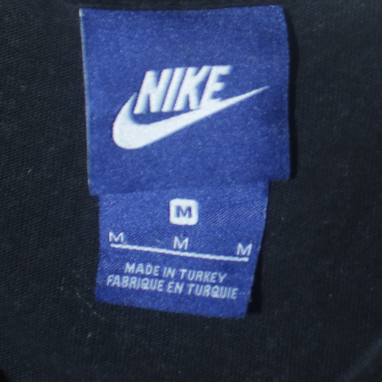 Nike Men's Black Graphic Logo Short Sleeve Cotton T-Shirt M
