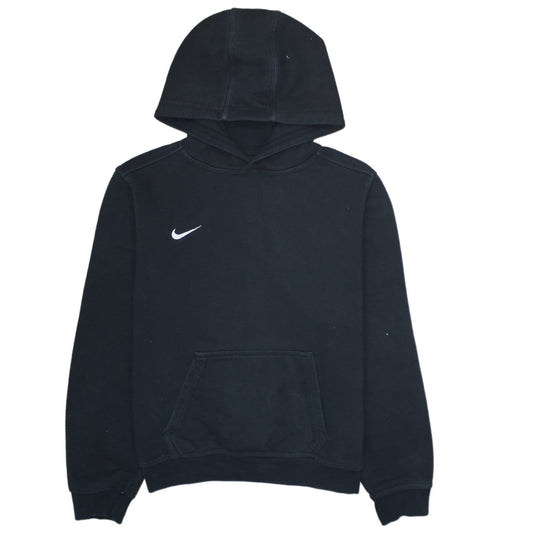 Nike Boys Black XL Pullover Hoodie 13-15 Years Soft Cotton Blend