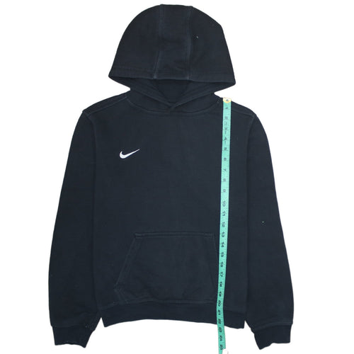 Nike Boys Black XL Pullover Hoodie 13-15 Years Soft Cotton Blend