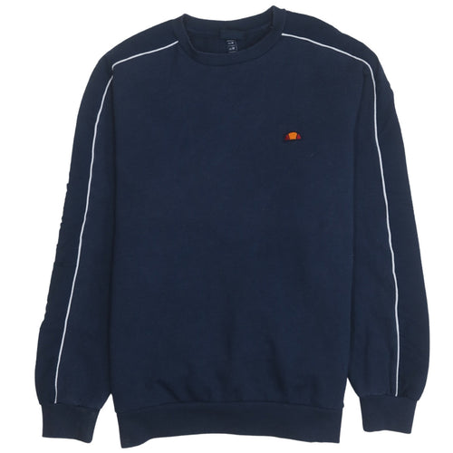 Ellesse Men's Blue Crew Neck Pullover Sweatshirt Size M