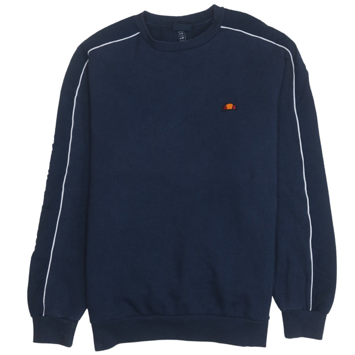 Ellesse Men's Blue Crew Neck Pullover Sweatshirt Size M