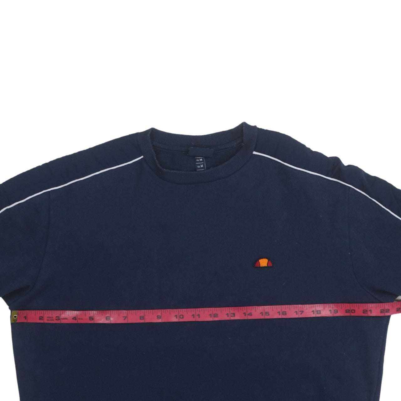 Ellesse Men's Blue Crew Neck Pullover Sweatshirt Size M