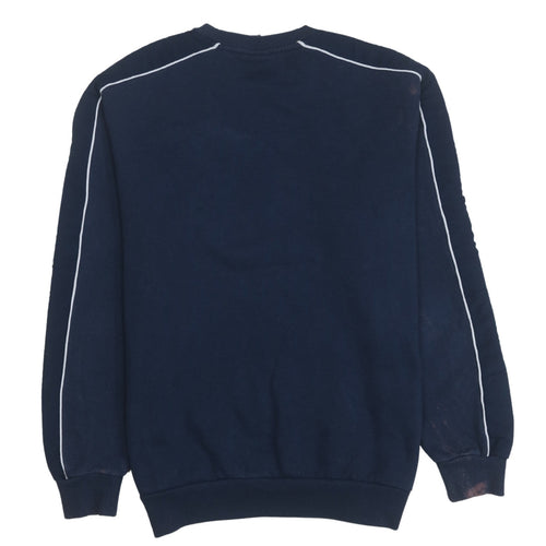 Ellesse Men's Blue Crew Neck Pullover Sweatshirt Size M