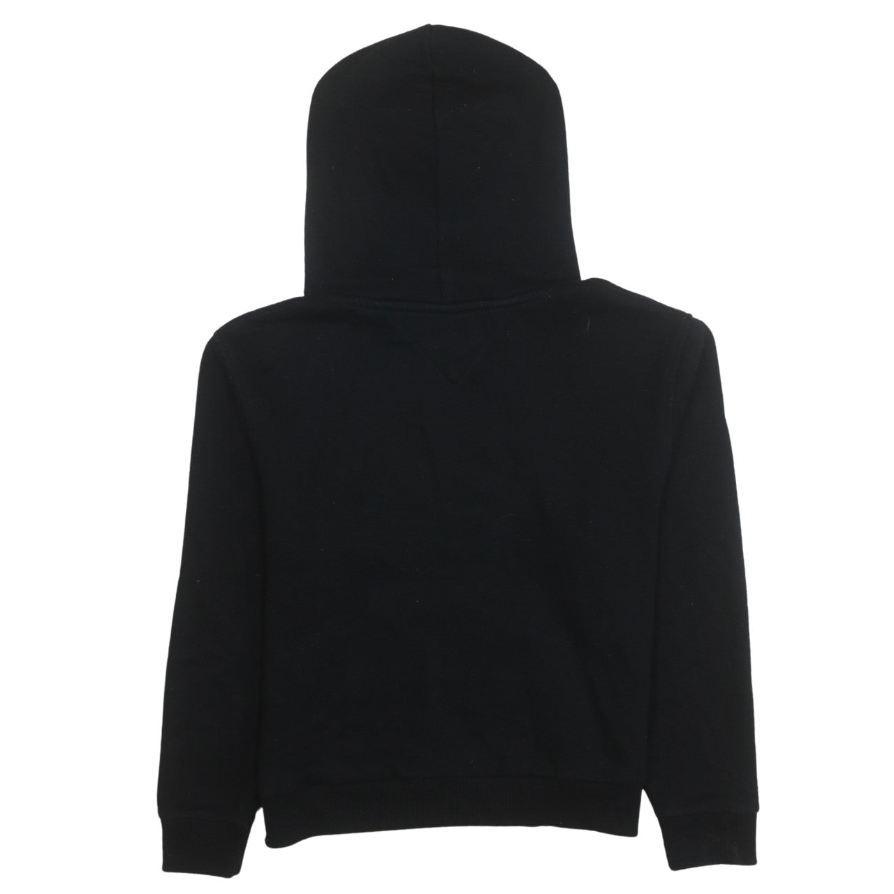 Tommy Jeans Women's Black Hoodie Medium Pullover Cotton Blend Casual Sweatshirt