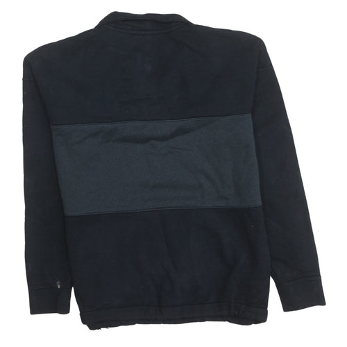 Nike Men's Black 1/2 Zip Air Logo Sweatshirt Size M