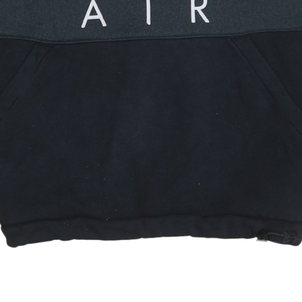 Nike Men's Black 1/2 Zip Air Logo Sweatshirt Size M