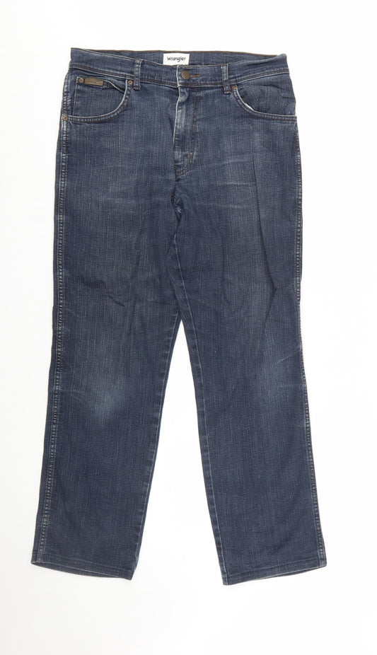 Wrangler Men's Blue Texas Regular Fit Straight Denim Jeans W32 L32