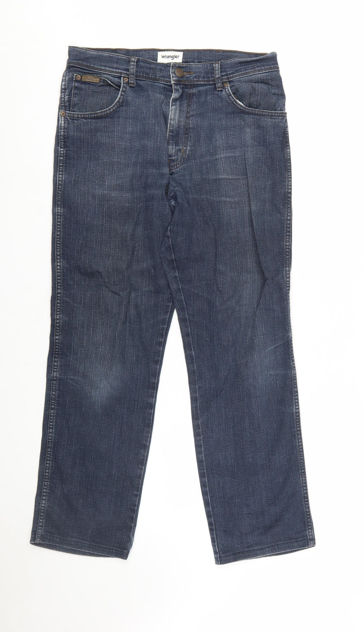 Wrangler Men's Blue Texas Regular Fit Straight Denim Jeans W32 L32