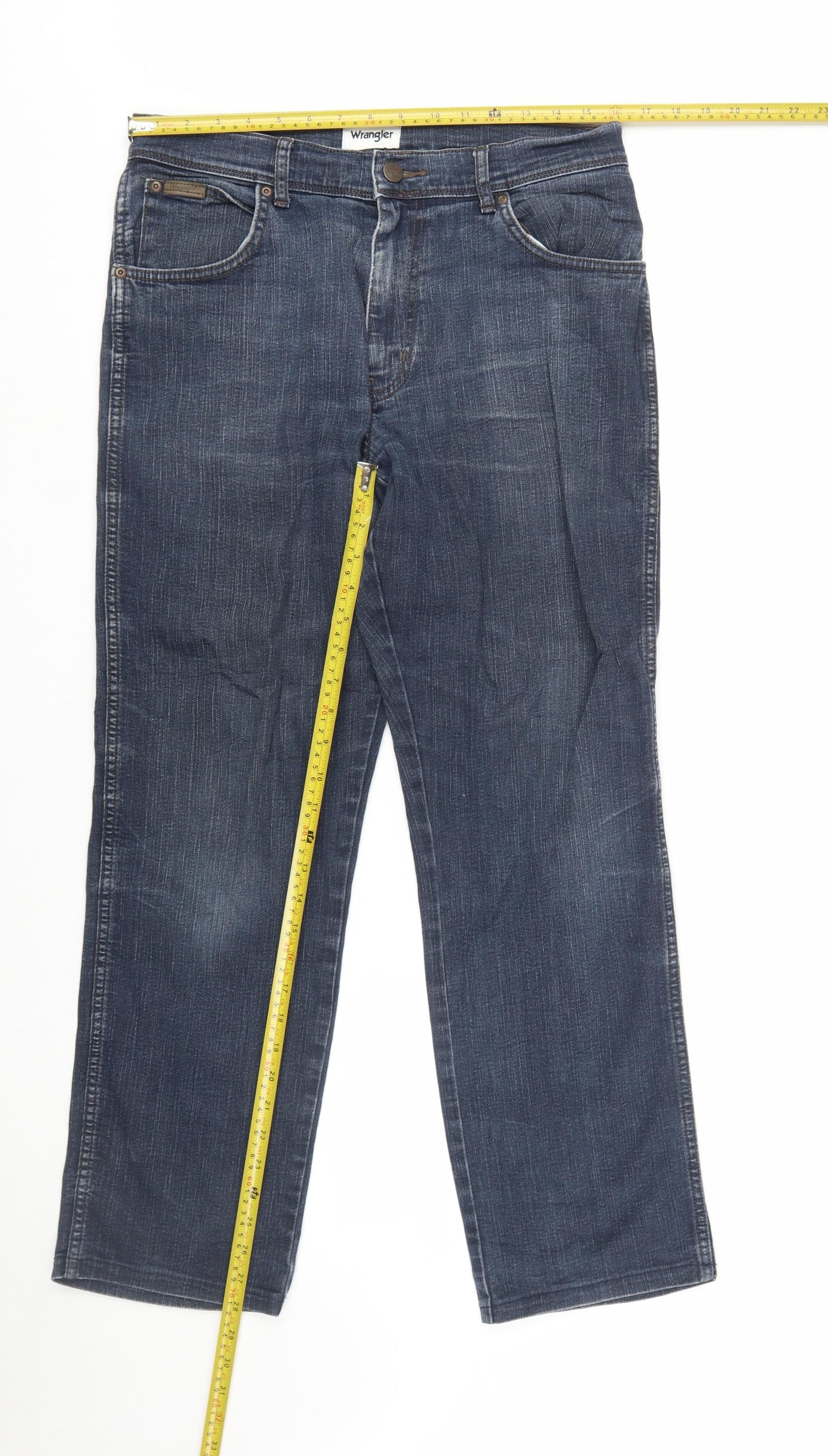 Wrangler Men's Blue Texas Regular Fit Straight Denim Jeans W32 L32