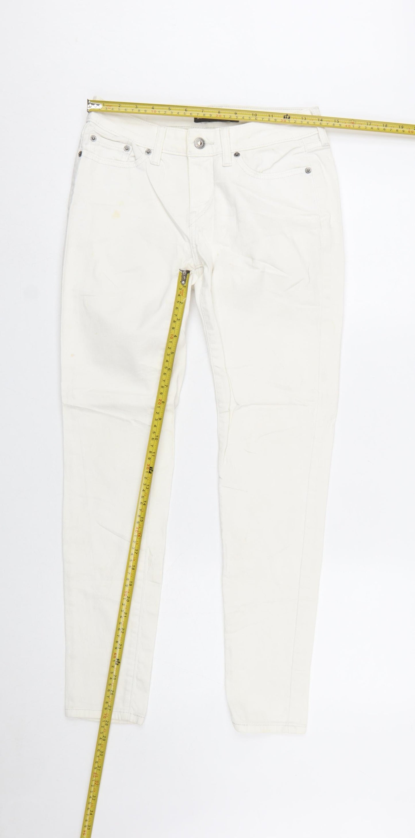 Levi's Women's White Slim Fit Jegging Jeans W28 L30