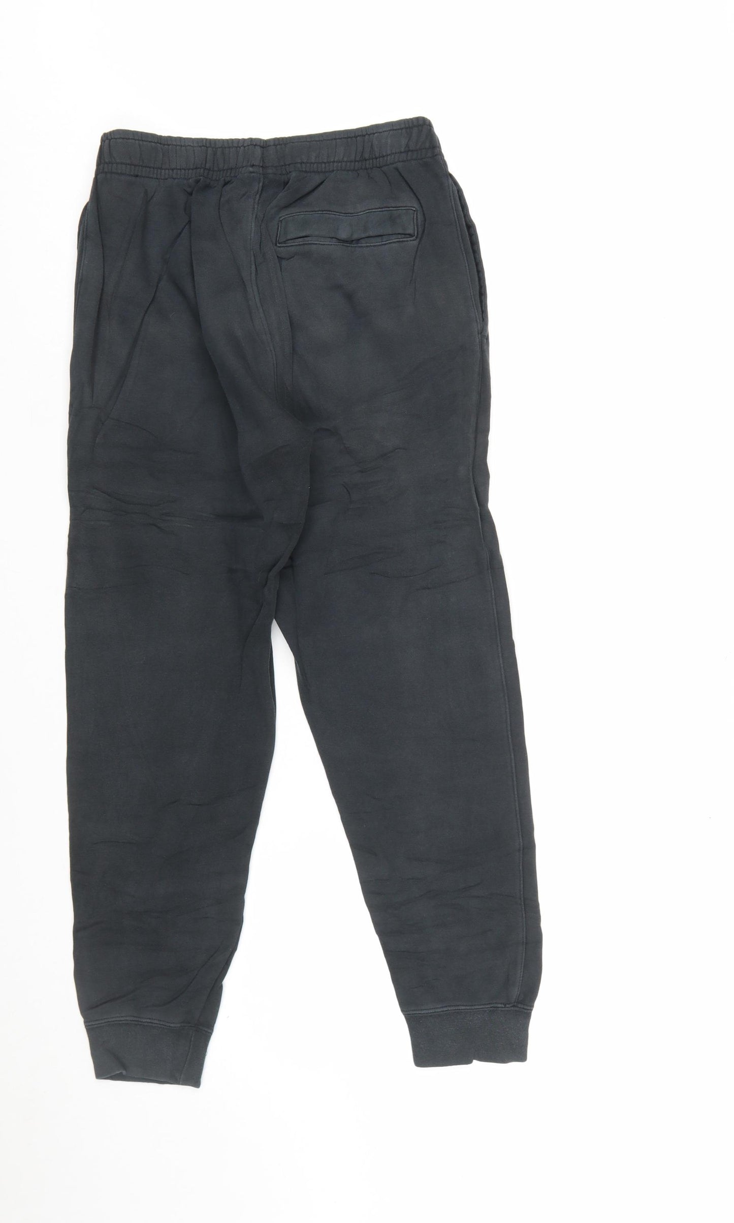 Nike Men's Black Jogger Sweatpants S Regular Fit Fleece Trousers