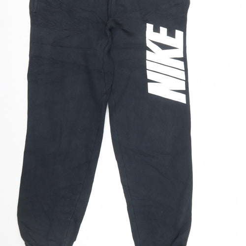 Nike Men's Black Jogger Sweatpants Medium Cotton Blend