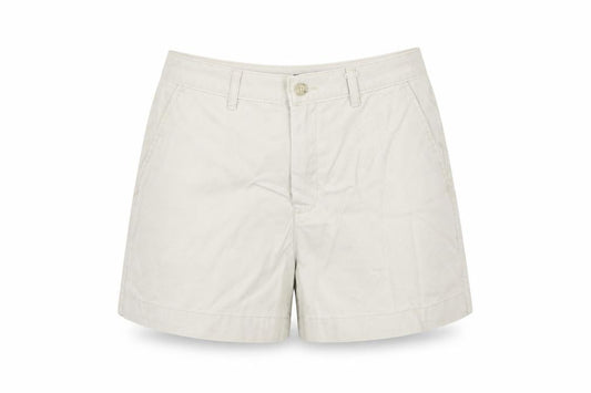 Lee Women Beige Cotton Chino Shorts Size 10 Petite Casual