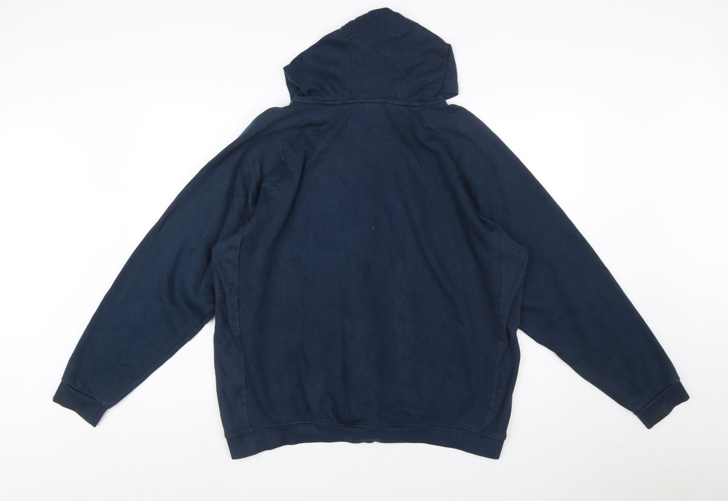 Umbro Men's Blue Full Zip Hoodie XL Sportswear Fleece