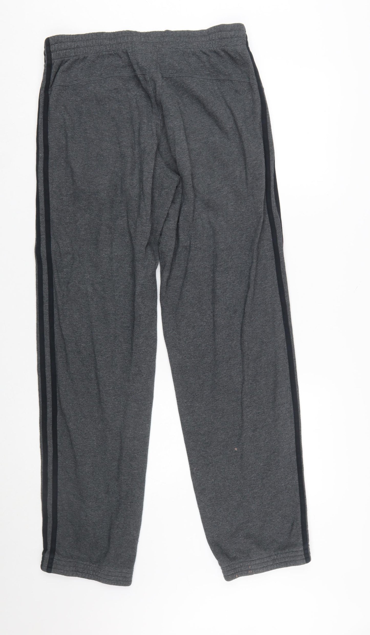adidas Men Grey Small Regular Sweatpants Performance Essentials